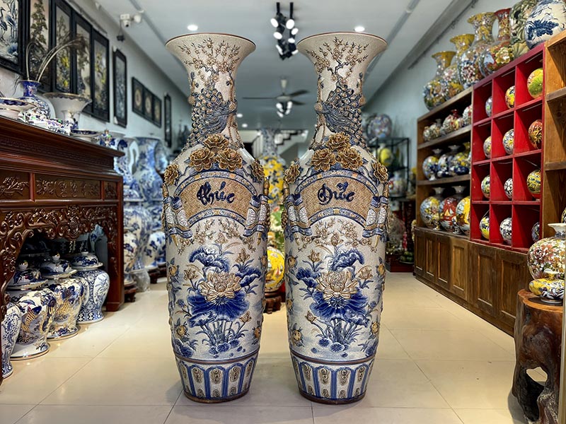 lo-luc-binh-phuc-duc-dap-noi-cao-cap-1m6-5 Lọ lục bình Phúc Đức đắp nổi cao cấp 1m6