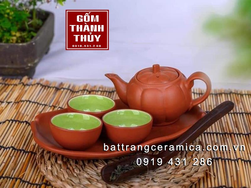 Bộ trà tam bảo dáng bí