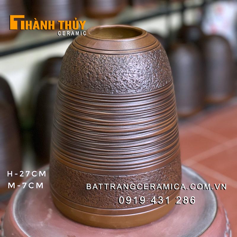Bình chuông cắm hoa cao 27cm