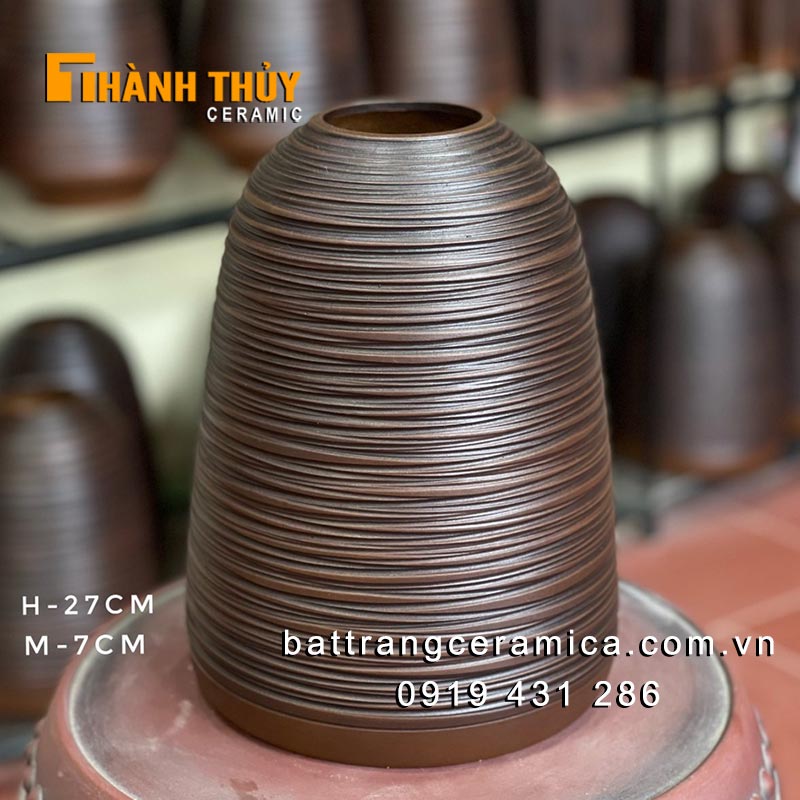 Bình chuông ganh ngang cao 27cm