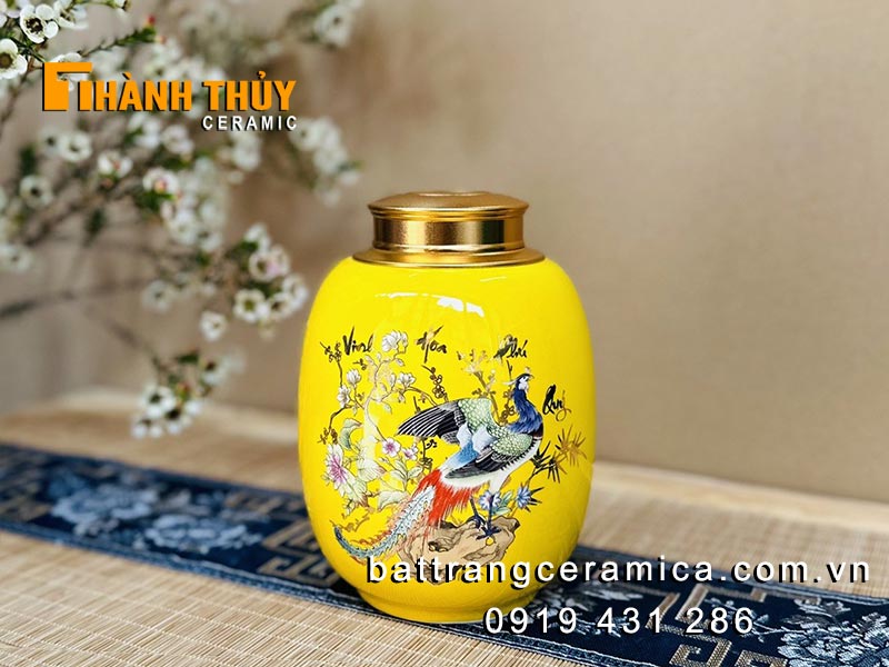 Lọ đựng trà in logo quà tặng đối tác