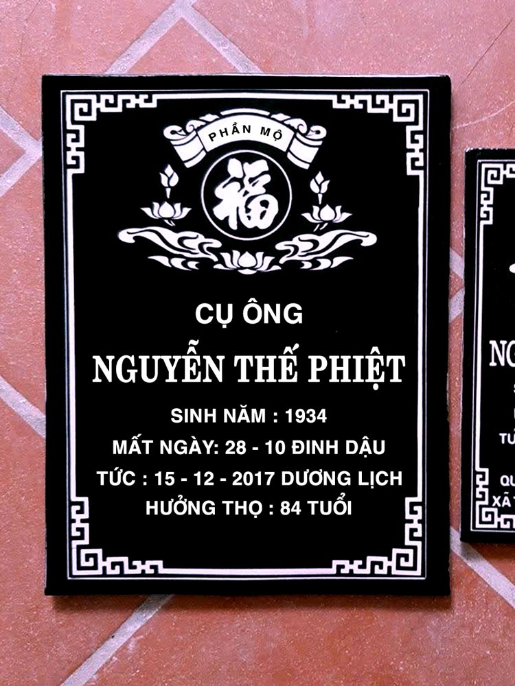 30 mẫu bia mộ đẹp bằng gốm sứ cao cấp